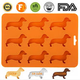 3D Dachshund Chocolate Cake Molds
